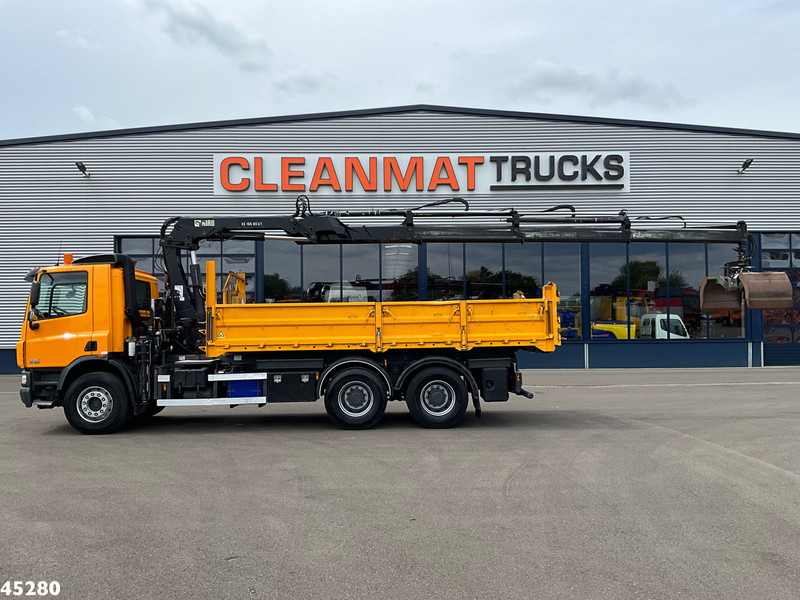 DAF FAT 75 CF 340 6x4 Manual Full steel Hiab 16 Tonmeter laadkraan - Kamion vetëshkarkues, Kamion me vinç: foto 4 DAF FAT 75 CF 340 6x4 Manual Full steel Hiab 16 Tonmeter laadkraan - Kamion vetëshkarkues, Kamion me vinç: foto 4