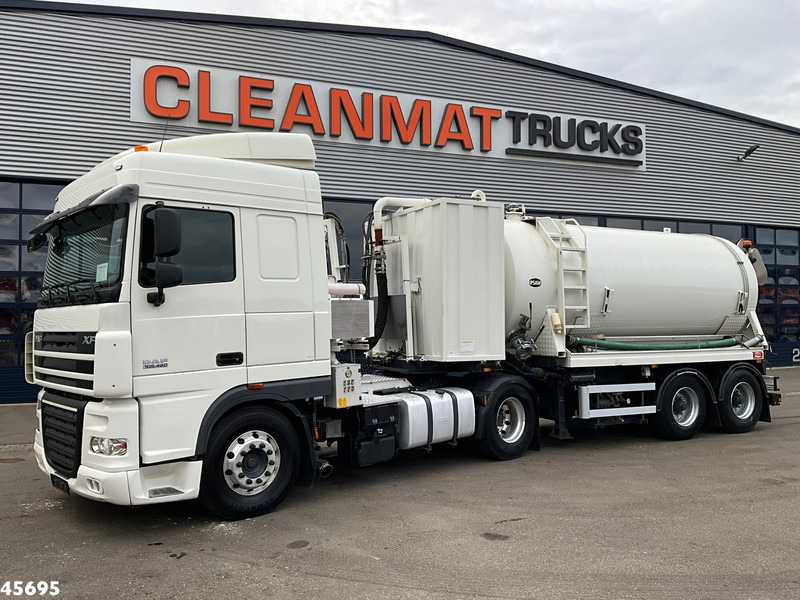 DAF FT 105 XF 460 Just 196.550 km + IPSAM 18m³ Combi oplegger - Kamion me vakuum: foto 1 DAF FT 105 XF 460 Just 196.550 km + IPSAM 18m³ Combi oplegger - Kamion me vakuum: foto 1