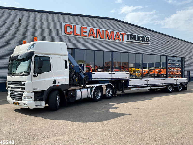 DAF FTN 85 CF 410 Palfinger 55 Tonmeter laadkraan + Pacton 2-assige oplegger met Tridec besturing - Gjysmë-kamion: foto 1 DAF FTN 85 CF 410 Palfinger 55 Tonmeter laadkraan + Pacton 2-assige oplegger met Tridec besturing - Gjysmë-kamion: foto 1