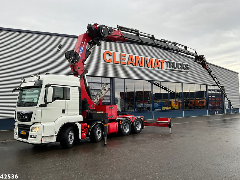 MAN TGS 35.500 8x4 HMF 95 Tonmeter laadkraan bj. 2019! - Gjysmë-kamion: foto 1 MAN TGS 35.500 8x4 HMF 95 Tonmeter laadkraan bj. 2019! - Gjysmë-kamion: foto 1