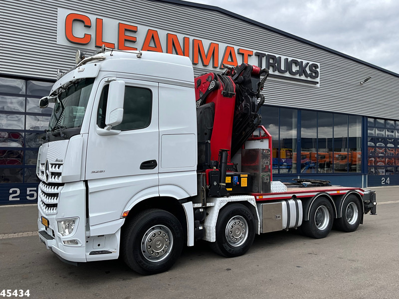 Mercedes-Benz Arocs 3251 8x4 Euro 6 Retarder HMF 85 Tonmeter laadkraan Fly-Jib - Gjysmë-kamion: foto 2 Mercedes-Benz Arocs 3251 8x4 Euro 6 Retarder HMF 85 Tonmeter laadkraan Fly-Jib - Gjysmë-kamion: foto 2