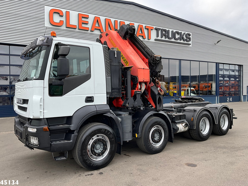 Iveco Stralis AD410T44 8x4 Palfinger 44 Tonmeter laadkraan + Fly-Jib Just 222.398 km! - Kamion me vinç: foto 4 Iveco Stralis AD410T44 8x4 Palfinger 44 Tonmeter laadkraan + Fly-Jib Just 222.398 km! - Kamion me vinç: foto 4
