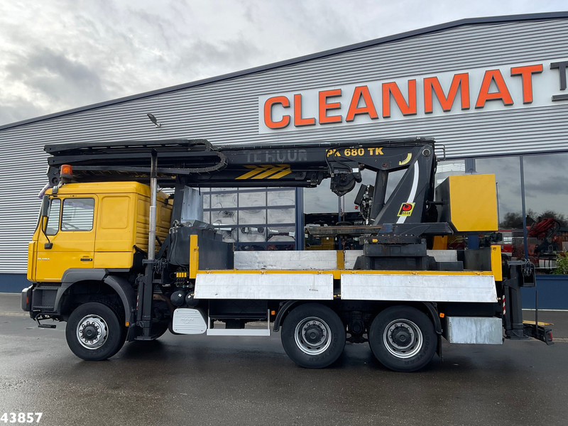 MAN F2000 6x6 Full Steel Manual Palfinger 68 Meter Dachdecker kran Just 54.133 km! - Kamion me vinç: foto 4 MAN F2000 6x6 Full Steel Manual Palfinger 68 Meter Dachdecker kran Just 54.133 km! - Kamion me vinç: foto 4