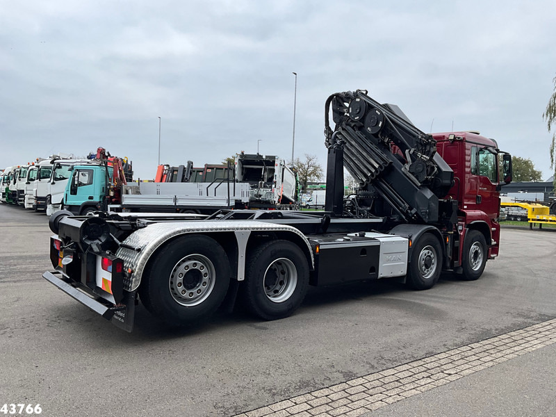 MAN TGS 35.480 8x4H Euro 6 HMF 40 Tonmeter laadkraan + Fly-Jib - Kamion vetëngarkues, Kamion me vinç: foto 4 MAN TGS 35.480 8x4H Euro 6 HMF 40 Tonmeter laadkraan + Fly-Jib - Kamion vetëngarkues, Kamion me vinç: foto 4