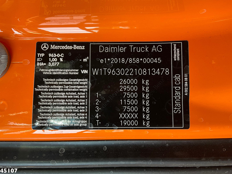 Kamion mbeturinash Mercedes-Benz Actros 2533 Euro 6 Zoeller 22m³: foto 20