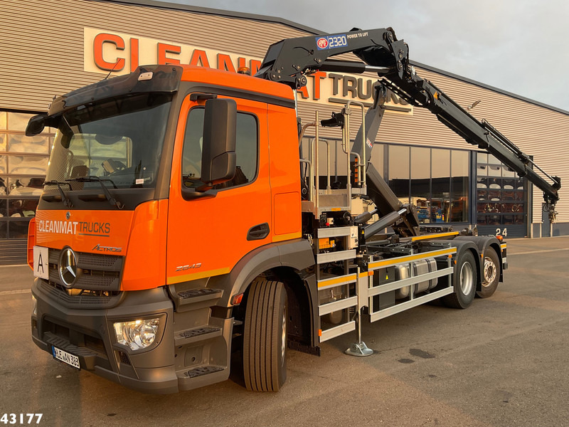 Mercedes-Benz Actros 2643 Euro 6 HMF 23 Tonmeter laadkraan - Kamion vetëngarkues, Kamion me vinç: foto 1 Mercedes-Benz Actros 2643 Euro 6 HMF 23 Tonmeter laadkraan - Kamion vetëngarkues, Kamion me vinç: foto 1