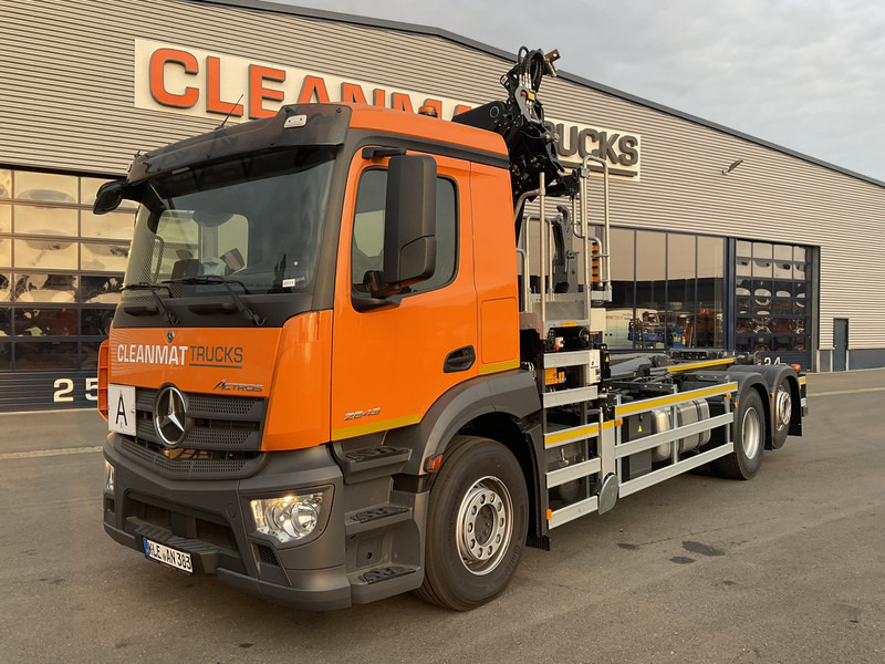 Mercedes-Benz Actros 2643 Euro 6 HMF 23 Tonmeter laadkraan - Kamion vetëngarkues, Kamion me vinç: foto 2 Mercedes-Benz Actros 2643 Euro 6 HMF 23 Tonmeter laadkraan - Kamion vetëngarkues, Kamion me vinç: foto 2