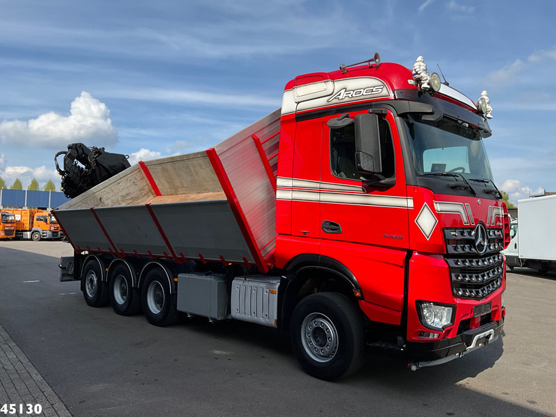 Kamion vetëshkarkues, Kamion me vinç Mercedes-Benz Arocs 3263 8x4 Hiab 37 Tonmeter laadkraan + Fly-Jib: foto 8