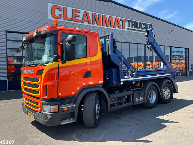 Scania G 440 6x2 Meiller 16 Tons portaalarmsysteem - Fadromë ngarkuese: foto 1 Scania G 440 6x2 Meiller 16 Tons portaalarmsysteem - Fadromë ngarkuese: foto 1