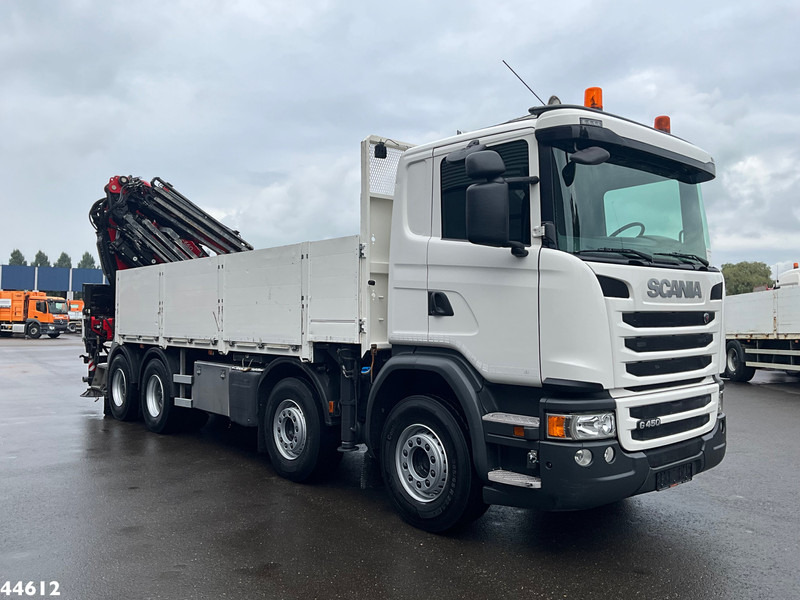 Scania G 450 8x4 Euro 6 Fassi 66 Tonmeter laadkraan + Fly-jib Just 176.555 Km! - Kamion me vinç: foto 4 Scania G 450 8x4 Euro 6 Fassi 66 Tonmeter laadkraan + Fly-jib Just 176.555 Km! - Kamion me vinç: foto 4
