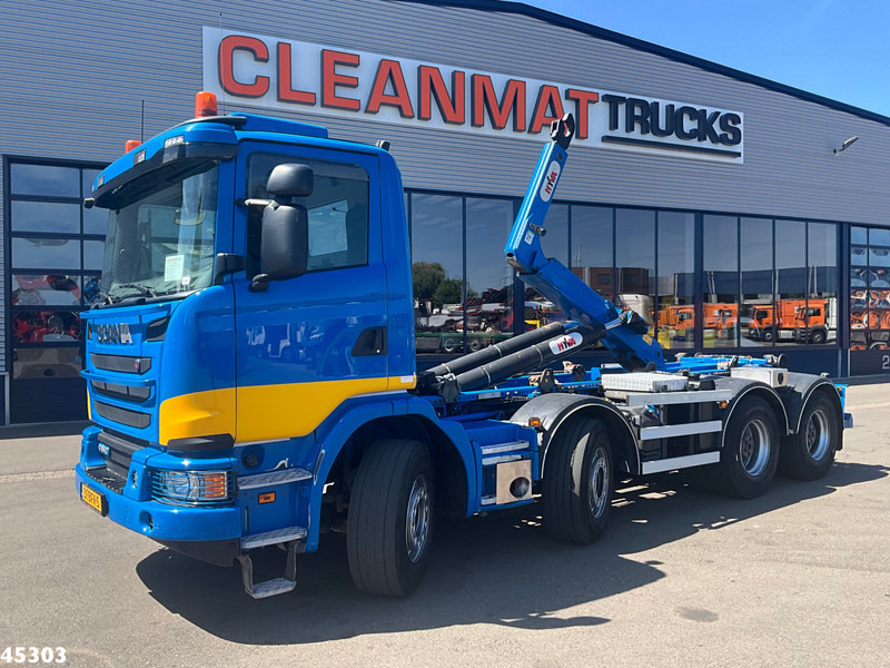 Scania G490 8x4 Euro 6 Hyva 30 Ton haakarmsysteem - Kamion vetëngarkues: foto 1 Scania G490 8x4 Euro 6 Hyva 30 Ton haakarmsysteem - Kamion vetëngarkues: foto 1