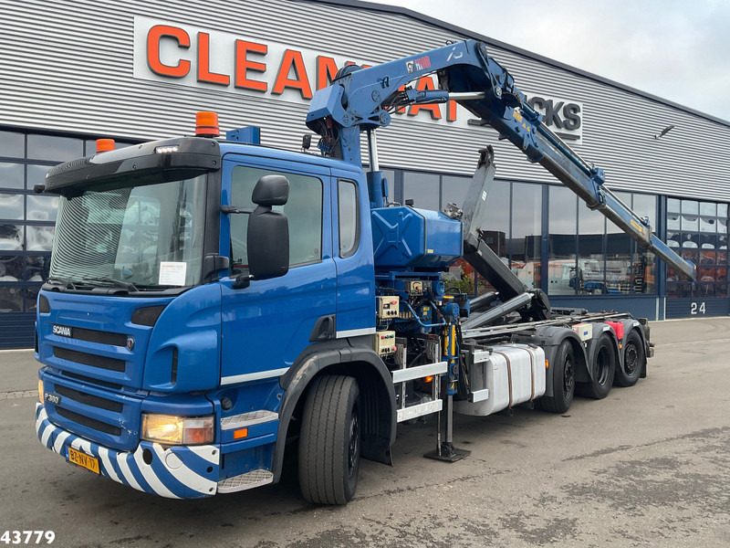 Scania P 360 8x2 Hiab 21 Tonmeter laadkraan - Kamion vetëngarkues, Kamion me vinç: foto 1 Scania P 360 8x2 Hiab 21 Tonmeter laadkraan - Kamion vetëngarkues, Kamion me vinç: foto 1