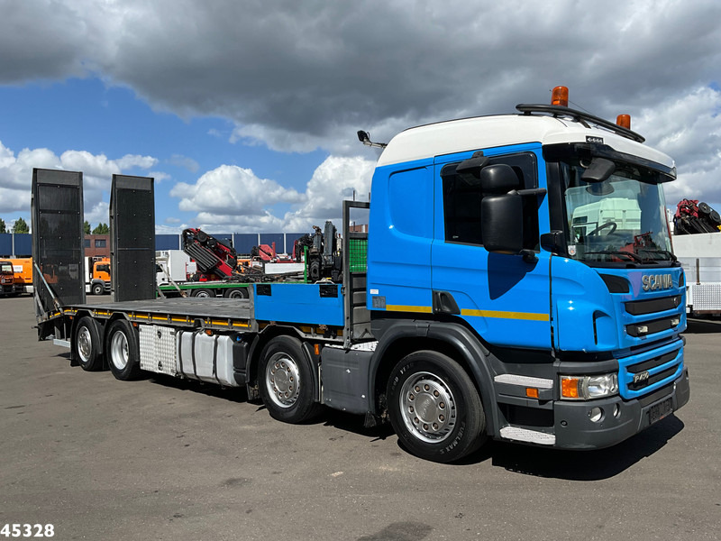 Scania P 410 8x2 Euro 6 Retarder Autotransporter met hydraulische oprijrampen - Autotransportues: foto 4 Scania P 410 8x2 Euro 6 Retarder Autotransporter met hydraulische oprijrampen - Autotransportues: foto 4
