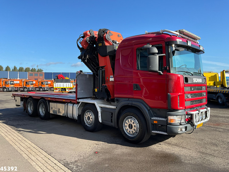 Scania R 124.420 8x4 Palfinger 72 Tonmeter laadkraan + Fly-Jib! - Kamion me vinç: foto 3 Scania R 124.420 8x4 Palfinger 72 Tonmeter laadkraan + Fly-Jib! - Kamion me vinç: foto 3