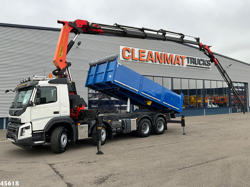 Volvo FMX 460 8x4 Euro 6 Palfinger 42 Tonmeter laadkraan + Fly-Jib! - Kamion me vinç: foto 1 Volvo FMX 460 8x4 Euro 6 Palfinger 42 Tonmeter laadkraan + Fly-Jib! - Kamion me vinç: foto 1