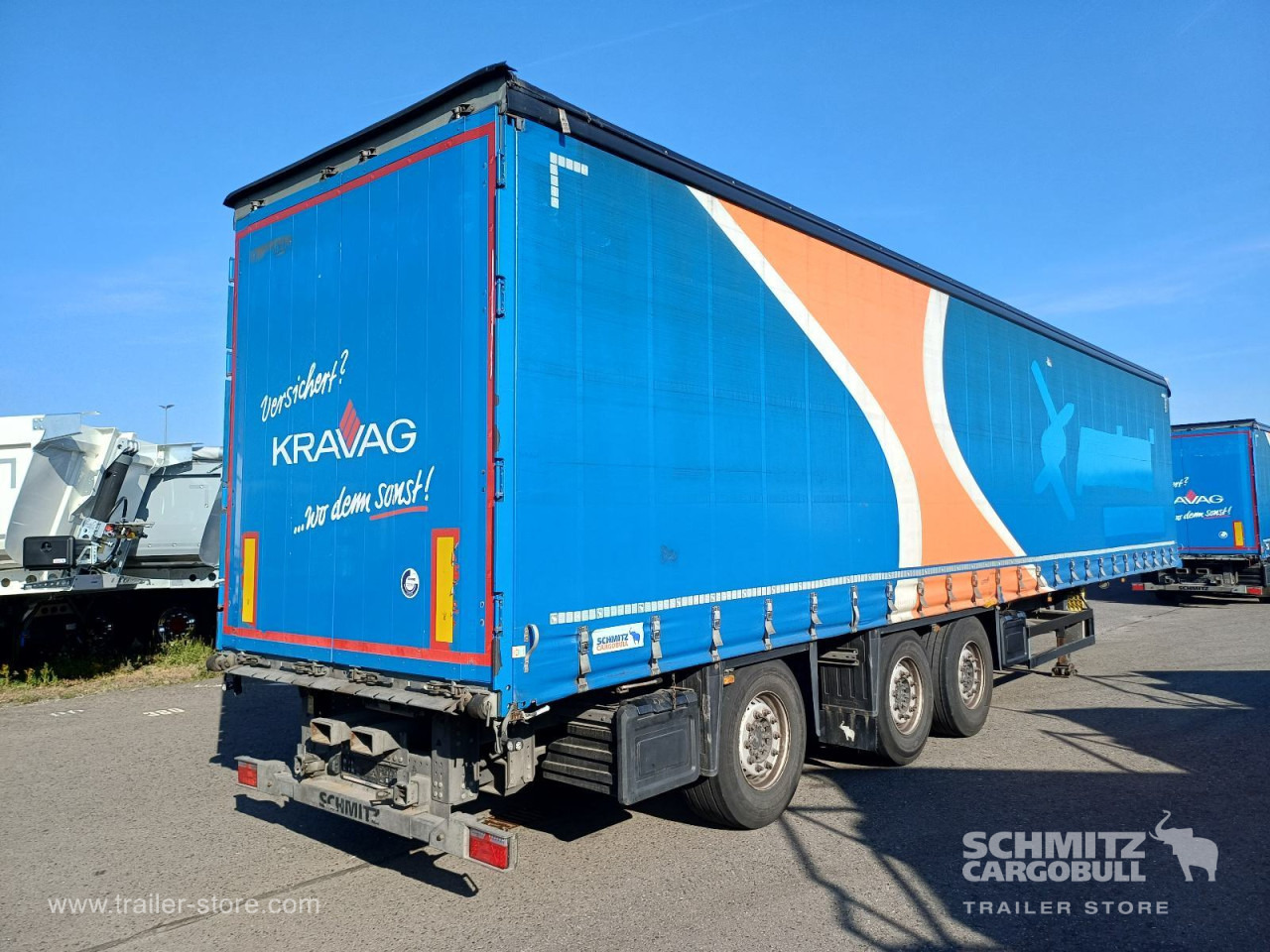 Gjysmë rimorkio me tendë SCHMITZ Auflieger Curtainsider Standard Forklift holder: foto 11