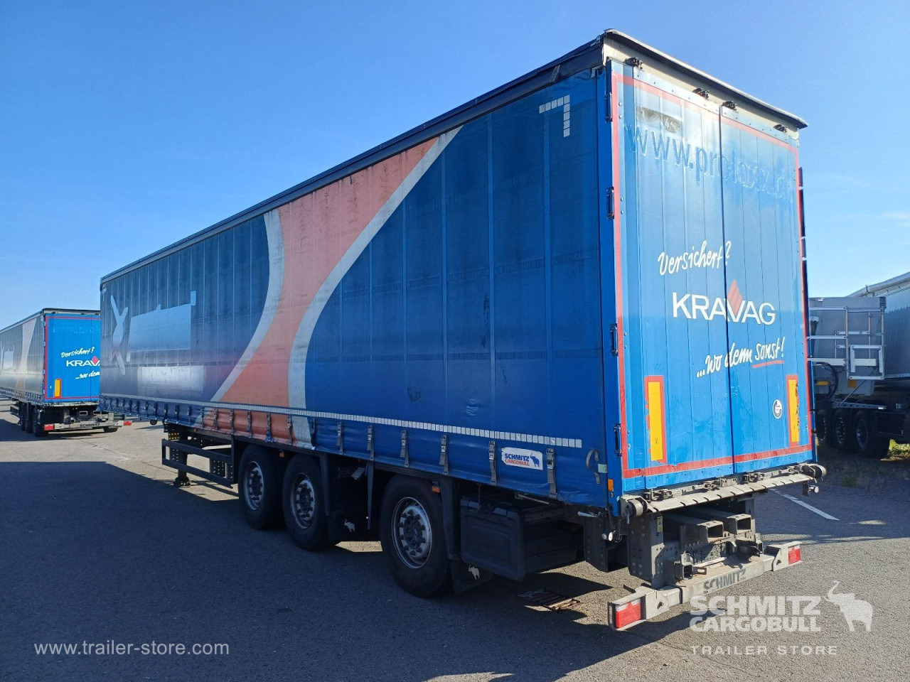 Gjysmë rimorkio me tendë SCHMITZ Auflieger Curtainsider Standard Forklift holder: foto 8