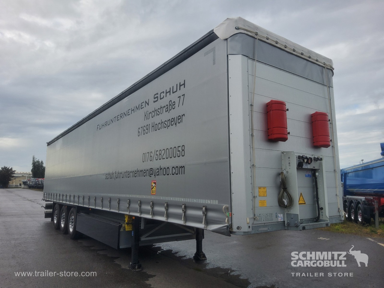 SCHMITZ Auflieger Curtainsider Standard - Gjysmë rimorkio me tendë: foto 1 SCHMITZ Auflieger Curtainsider Standard - Gjysmë rimorkio me tendë: foto 1