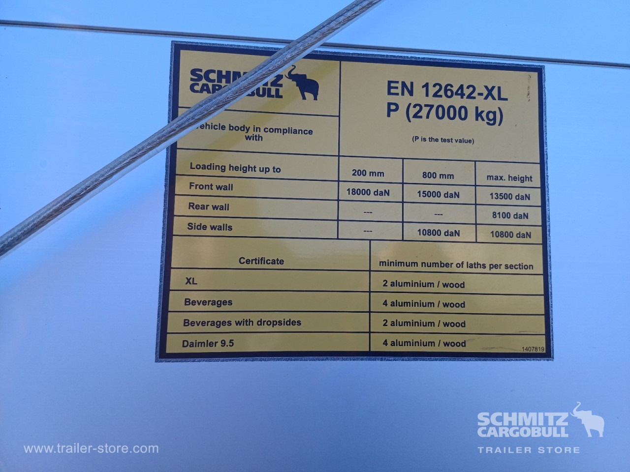 SCHMITZ Auflieger Curtainsider Standard - Gjysmë rimorkio me tendë: foto 3 SCHMITZ Auflieger Curtainsider Standard - Gjysmë rimorkio me tendë: foto 3