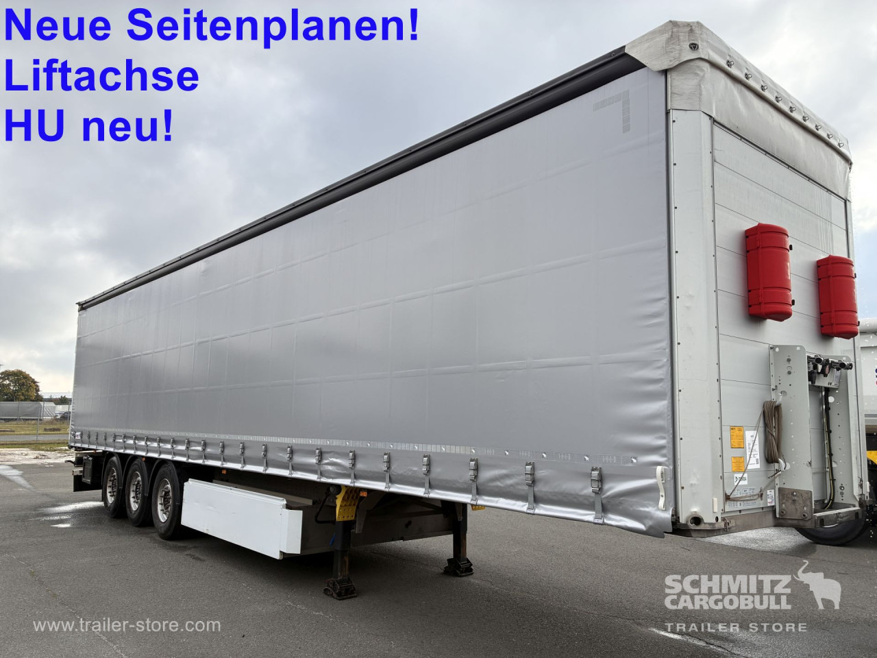 SCHMITZ Auflieger Curtainsider Standard - Gjysmë rimorkio me tendë: foto 1 SCHMITZ Auflieger Curtainsider Standard - Gjysmë rimorkio me tendë: foto 1