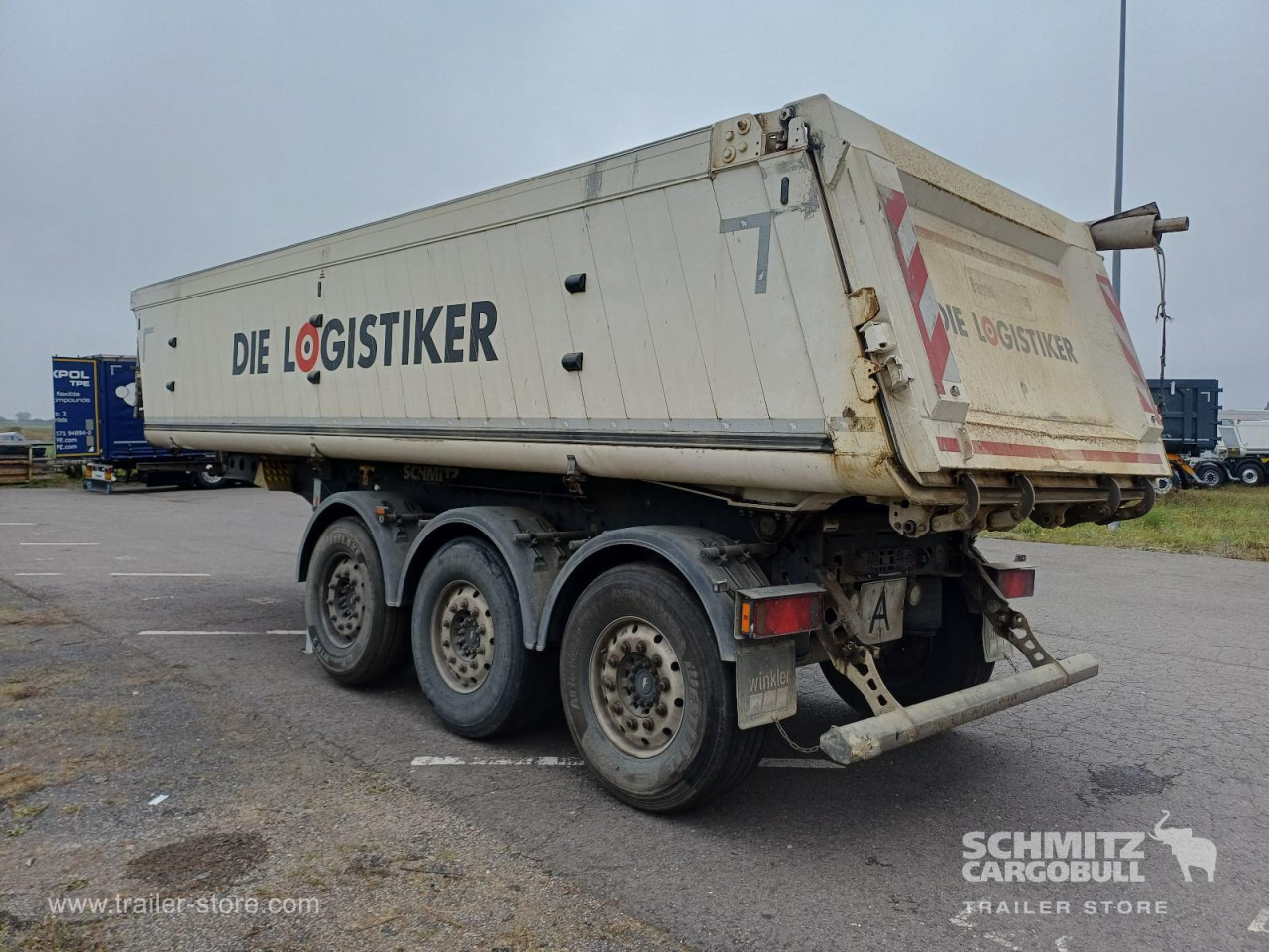 SCHMITZ Auflieger Kipper Alukastenmulde 24m³ - Gjysmë rimorkio vetëshkarkuese: foto 5 SCHMITZ Auflieger Kipper Alukastenmulde 24m³ - Gjysmë rimorkio vetëshkarkuese: foto 5