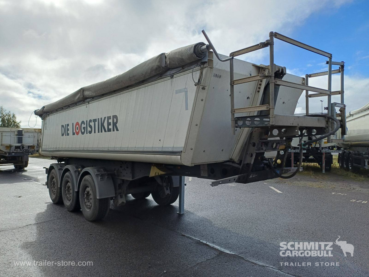 SCHMITZ Auflieger Kipper Alukastenmulde 24m³ - Gjysmë rimorkio vetëshkarkuese: foto 1 SCHMITZ Auflieger Kipper Alukastenmulde 24m³ - Gjysmë rimorkio vetëshkarkuese: foto 1