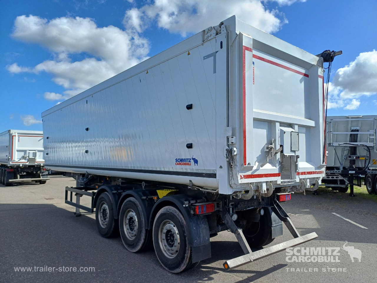 SCHMITZ Auflieger Kipper Alukastenmulde 52m³ - Gjysmë rimorkio vetëshkarkuese: foto 4 SCHMITZ Auflieger Kipper Alukastenmulde 52m³ - Gjysmë rimorkio vetëshkarkuese: foto 4