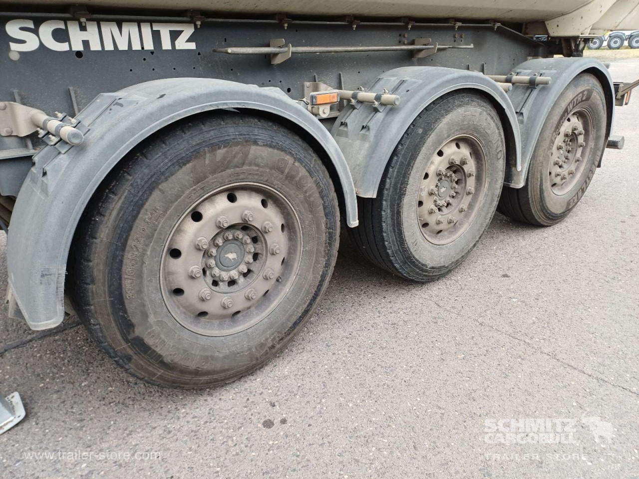 SCHMITZ Auflieger Kipper Stahlrundmulde 24m³ - Gjysmë rimorkio vetëshkarkuese: foto 2 SCHMITZ Auflieger Kipper Stahlrundmulde 24m³ - Gjysmë rimorkio vetëshkarkuese: foto 2