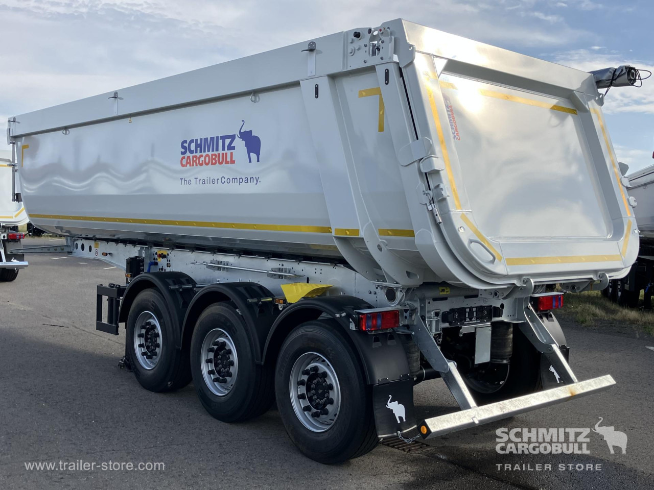 SCHMITZ Auflieger Kipper Stahlrundmulde 29m³ - Gjysmë rimorkio vetëshkarkuese: foto 5 SCHMITZ Auflieger Kipper Stahlrundmulde 29m³ - Gjysmë rimorkio vetëshkarkuese: foto 5