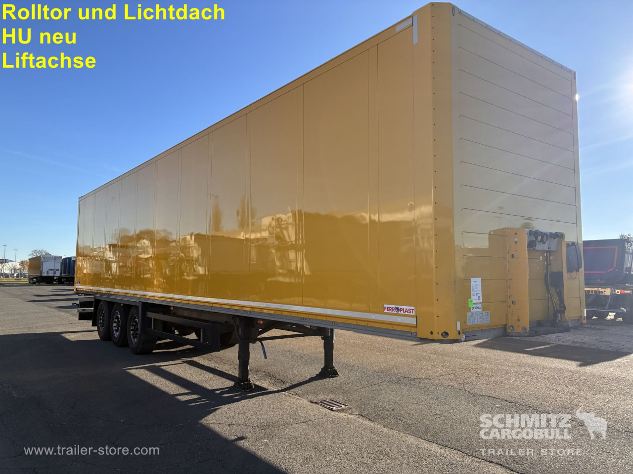 SCHMITZ Auflieger Trockenfrachtkoffer Standard - Gjysmë rimorkio me vagonetë të mbyllur: foto 1 SCHMITZ Auflieger Trockenfrachtkoffer Standard - Gjysmë rimorkio me vagonetë të mbyllur: foto 1