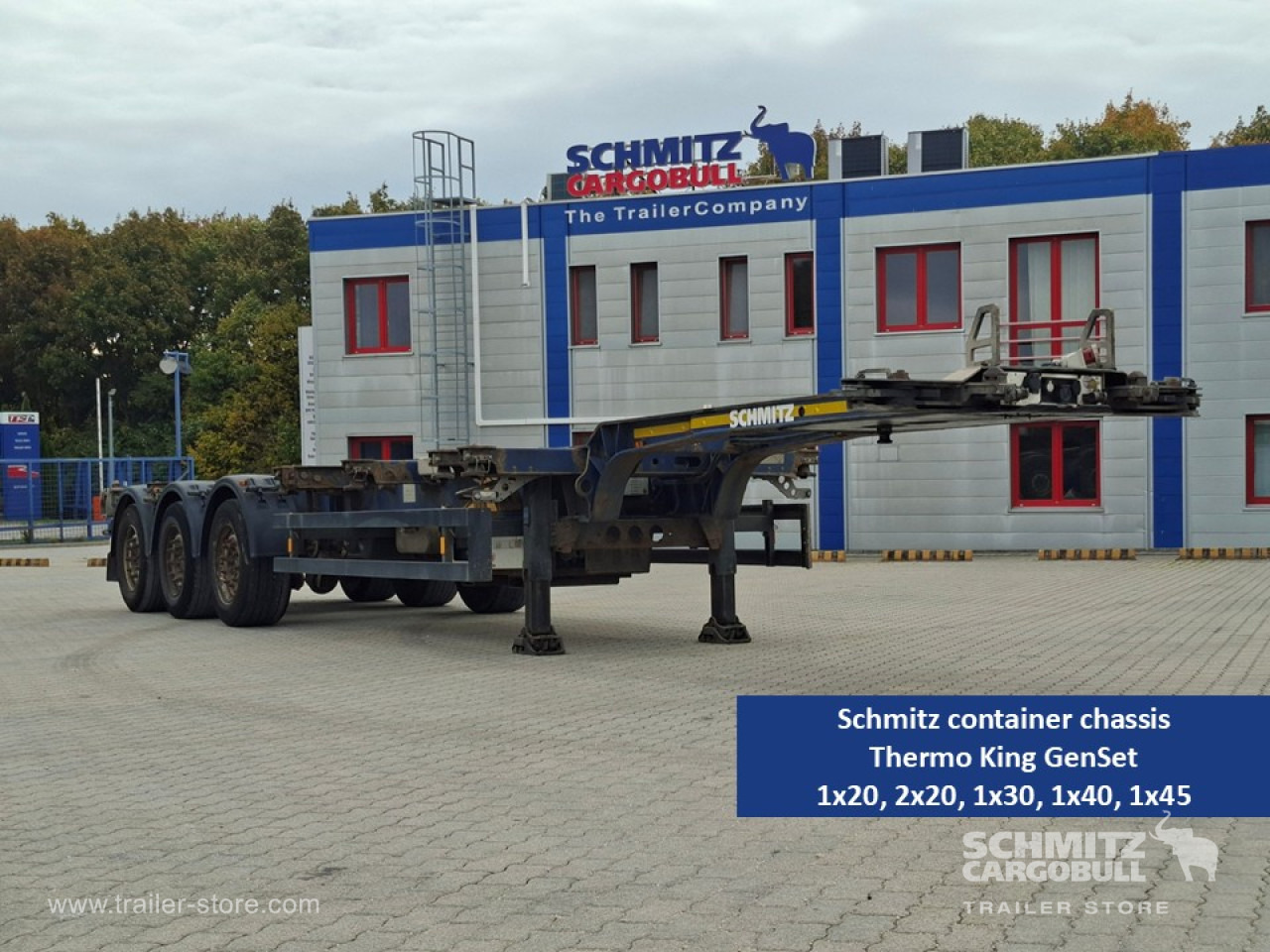 SCHMITZ Containerchassis Standard - Transportjer kontejnerësh/ Gjysmë rimorkio me karroceri të çmontueshme: foto 1 SCHMITZ Containerchassis Standard - Transportjer kontejnerësh/ Gjysmë rimorkio me karroceri të çmontueshme: foto 1