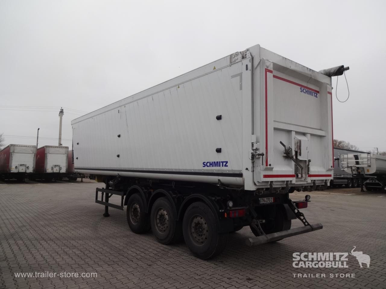 SCHMITZ Tipper Alu-square sided body 52m³ - Gjysmë rimorkio vetëshkarkuese: foto 4 SCHMITZ Tipper Alu-square sided body 52m³ - Gjysmë rimorkio vetëshkarkuese: foto 4