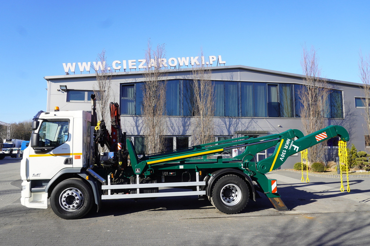 DAF LF 18.310 E6 / Skip loader Fornal NKR 130V / HDS HMF 735 K2 / Manual gearbox - Fadromë ngarkuese, Kamion me vinç: foto 3 DAF LF 18.310 E6 / Skip loader Fornal NKR 130V / HDS HMF 735 K2 / Manual gearbox - Fadromë ngarkuese, Kamion me vinç: foto 3