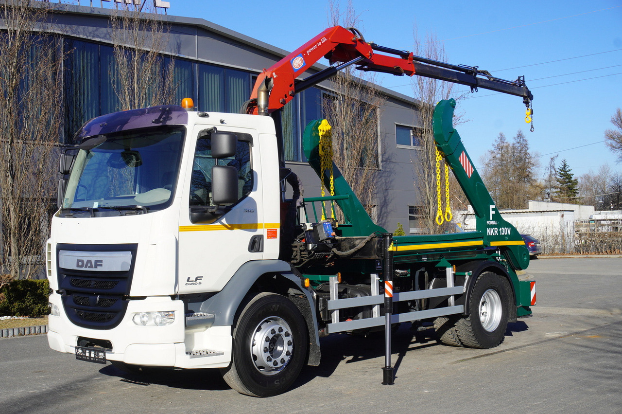 DAF LF 18.310 E6 / Skip loader Fornal NKR 130V / HDS HMF 735 K2 / Manual gearbox - Kamion me vinç: foto 2 DAF LF 18.310 E6 / Skip loader Fornal NKR 130V / HDS HMF 735 K2 / Manual gearbox - Kamion me vinç: foto 2