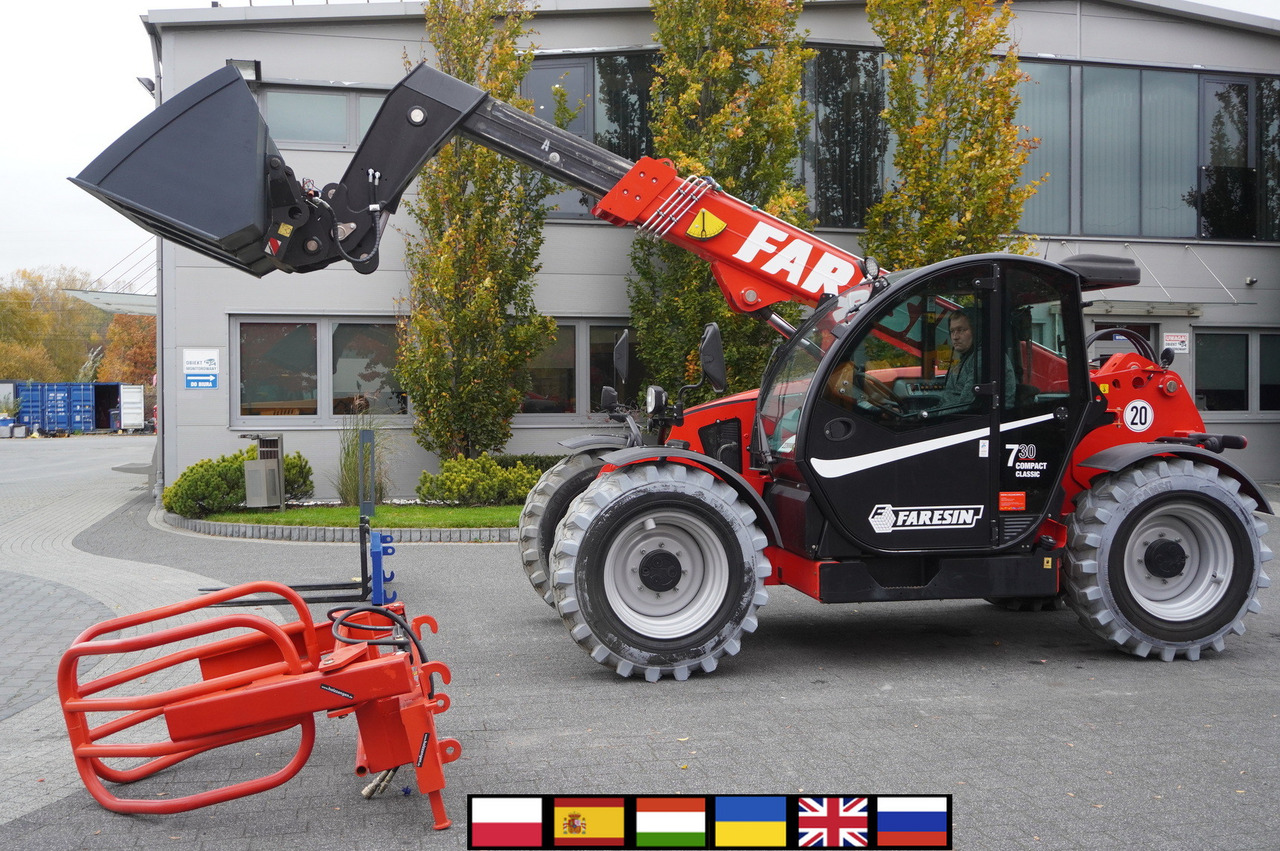 Faresin 730C Classic 55 / NEW / 550 MTH!!! / reach 7 m / joystick - Ngarkues teleskopik me rrota: foto 1 Faresin 730C Classic 55 / NEW / 550 MTH!!! / reach 7 m / joystick - Ngarkues teleskopik me rrota: foto 1