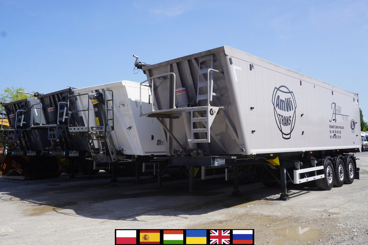 GRAS GS tipper / 52 m3 semi-trailer! / 2023 / 3 units - Gjysmë rimorkio vetëshkarkuese: foto 1 GRAS GS tipper / 52 m3 semi-trailer! / 2023 / 3 units - Gjysmë rimorkio vetëshkarkuese: foto 1
