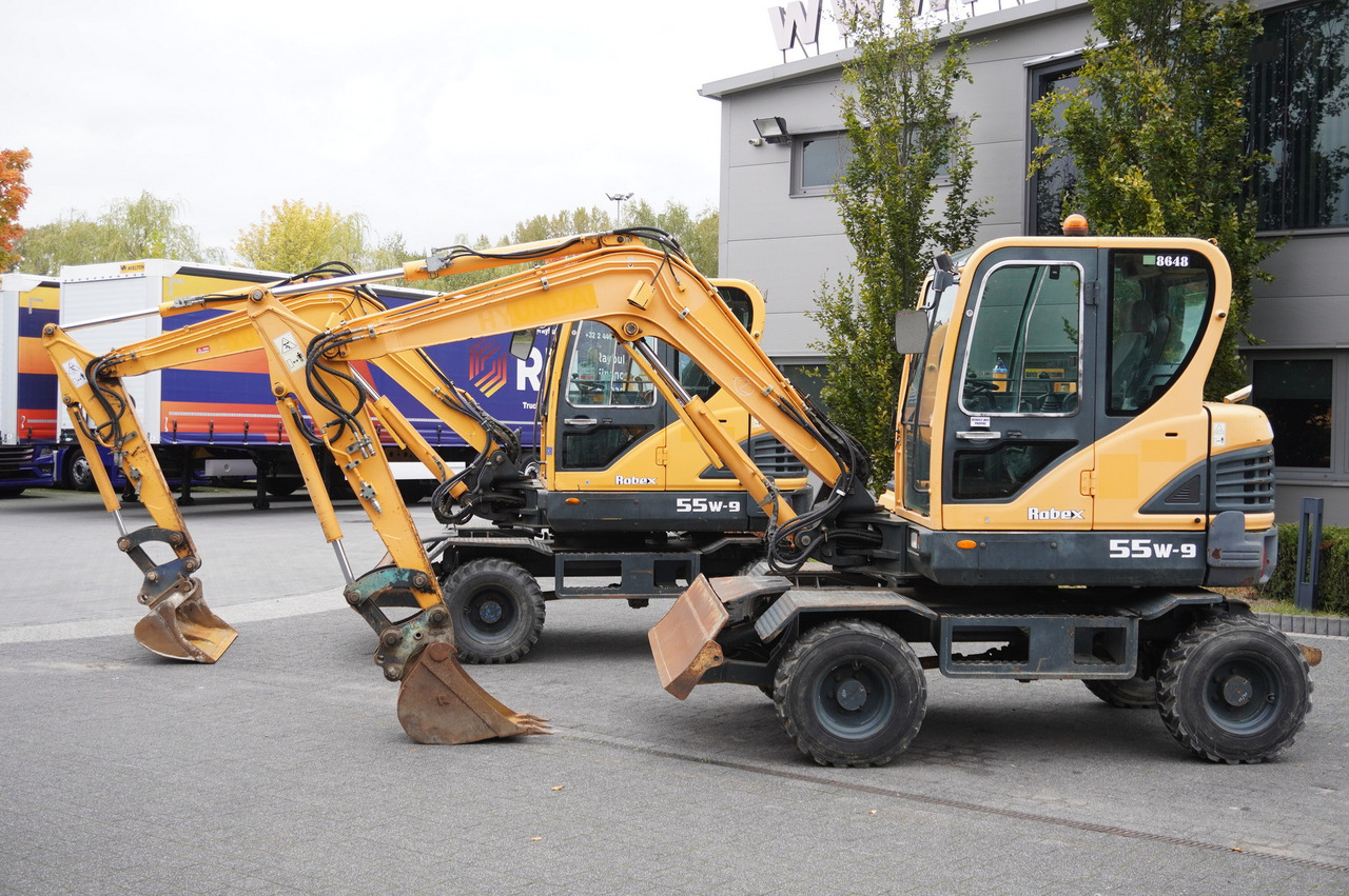Hyundai Robex 55W-9 Wheeled Excavator 5.5t / 2pcs - Miniekskavator: foto 2 Hyundai Robex 55W-9 Wheeled Excavator 5.5t / 2pcs - Miniekskavator: foto 2