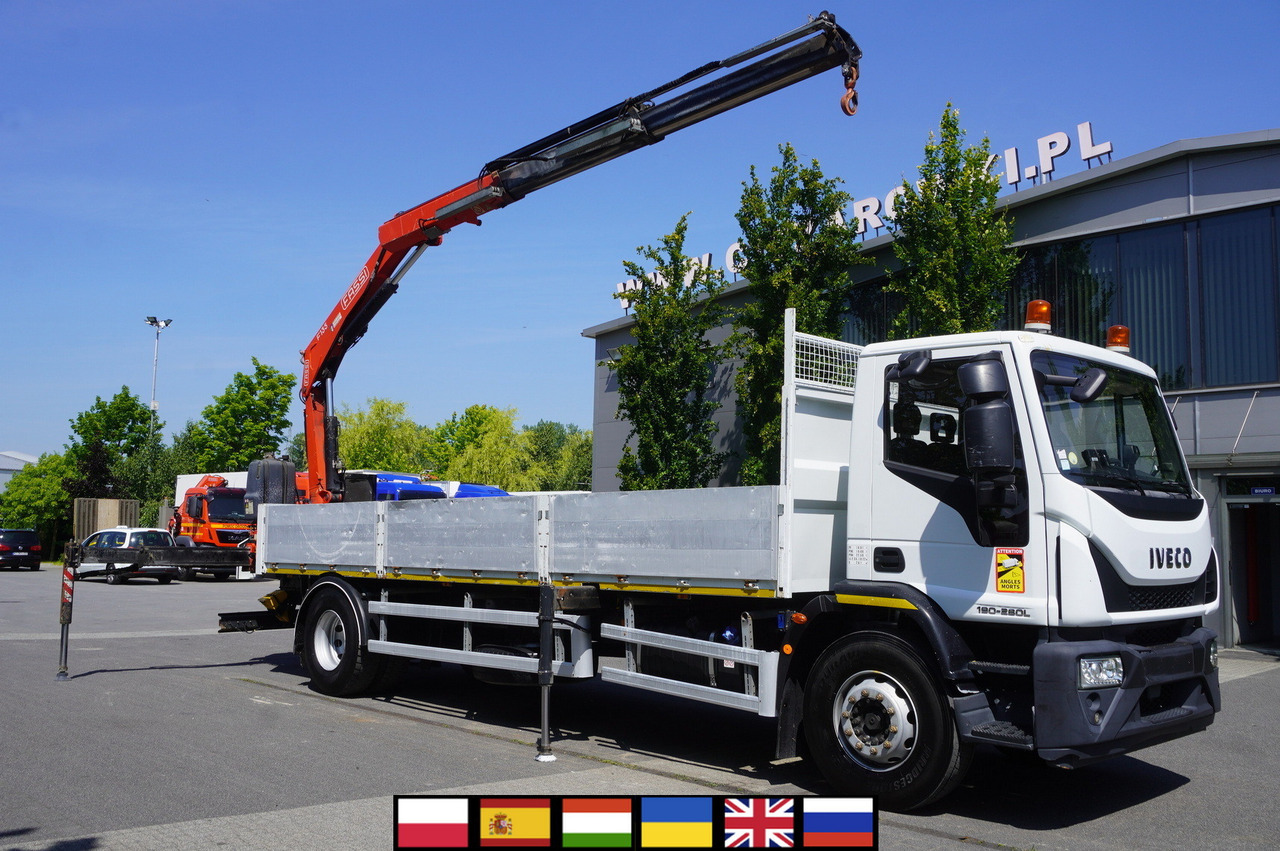IVECO EUROCARGO 190-280L / FASSI F135A / 8 M / Lift cap. 5580 kg - Kamion me vinç: foto 1 IVECO EUROCARGO 190-280L / FASSI F135A / 8 M / Lift cap. 5580 kg - Kamion me vinç: foto 1