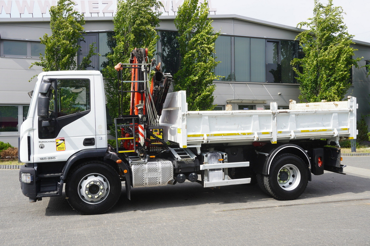 IVECO Eurocargo 160-250 / Fassi F95 crane / 120 tho. km / 3-sided tipper - Kamion vetëshkarkues, Kamion me vinç: foto 5 IVECO Eurocargo 160-250 / Fassi F95 crane / 120 tho. km / 3-sided tipper - Kamion vetëshkarkues, Kamion me vinç: foto 5