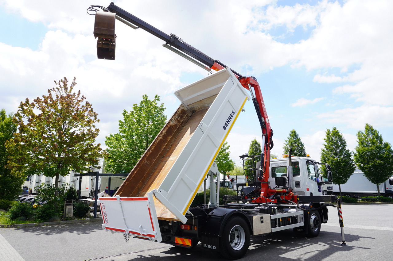 IVECO Eurocargo 160E22 EEV Dump truck / Bortmatic / Crane FASSI F95A.0.22 - Kamion me karroceri të hapur, Kamion me vinç: foto 5 IVECO Eurocargo 160E22 EEV Dump truck / Bortmatic / Crane FASSI F95A.0.22 - Kamion me karroceri të hapur, Kamion me vinç: foto 5