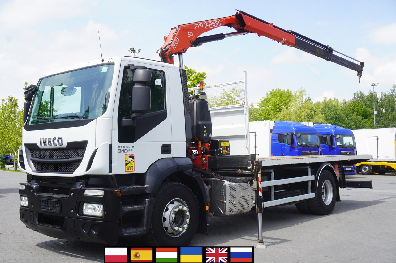 IVECO STRALIS 310 E6 / FASSI F110B / 630 MTH! / 4 t lift cap. / 19 t - Kamion me vinç: foto 1 IVECO STRALIS 310 E6 / FASSI F110B / 630 MTH! / 4 t lift cap. / 19 t - Kamion me vinç: foto 1