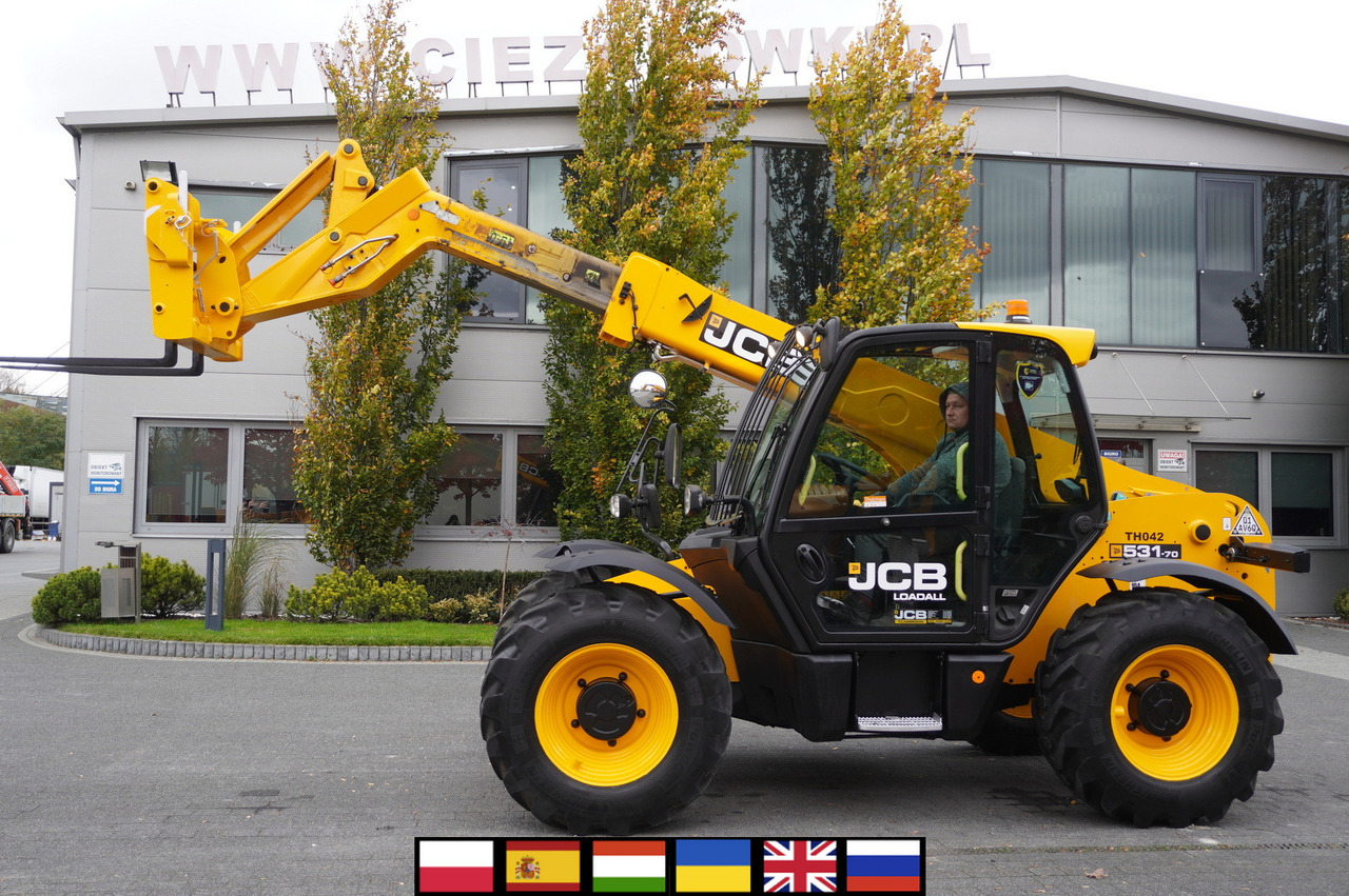 JCB 531-70 / 900 MTH telescopic charger! / 3.1 T / 7 M - Ngarkues teleskopik me rrota: foto 1 JCB 531-70 / 900 MTH telescopic charger! / 3.1 T / 7 M - Ngarkues teleskopik me rrota: foto 1