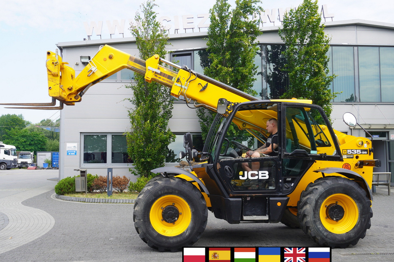 JCB 535-95 / 3.5 T / range 9.5 m / joystick / 2021 - Ekskavator teleskopik: foto 1 JCB 535-95 / 3.5 T / range 9.5 m / joystick / 2021 - Ekskavator teleskopik: foto 1