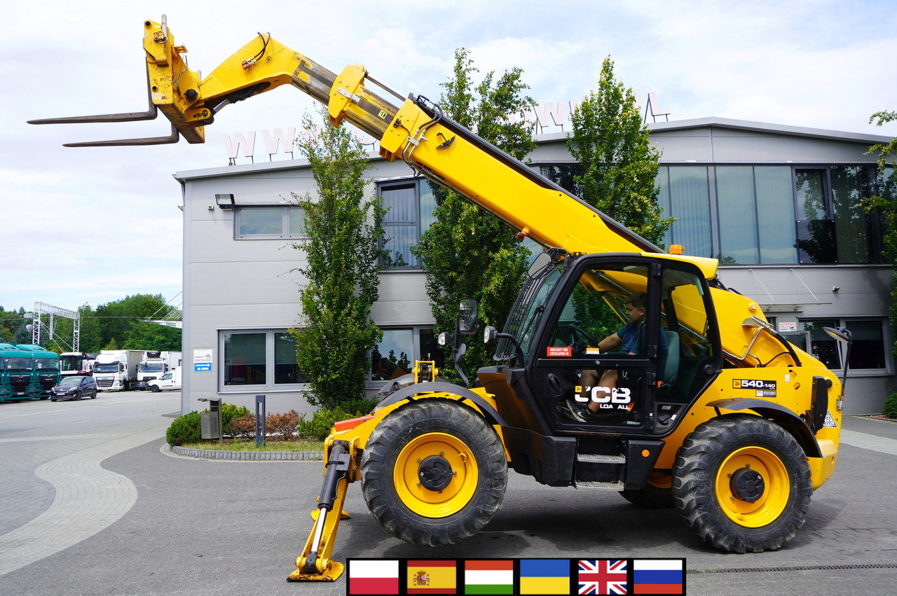 JCB 540-140 telescopic loader / 14 m range / 1800 MTH - Ngarkues teleskopik me rrota: foto 1 JCB 540-140 telescopic loader / 14 m range / 1800 MTH - Ngarkues teleskopik me rrota: foto 1