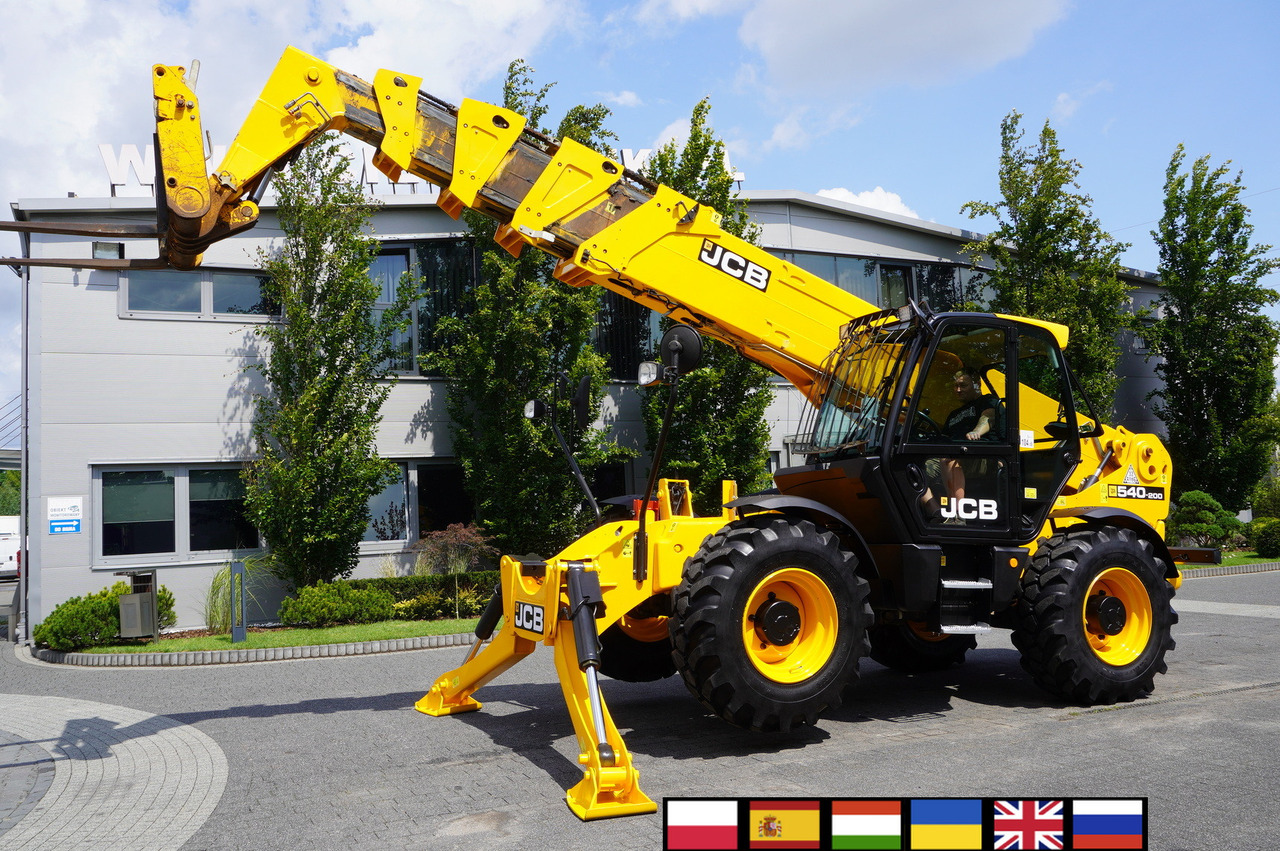 JCB 540-200 Telescopic Loader / 20 m reach / joystick - Ngarkues teleskopik me rrota: foto 1 JCB 540-200 Telescopic Loader / 20 m reach / joystick - Ngarkues teleskopik me rrota: foto 1