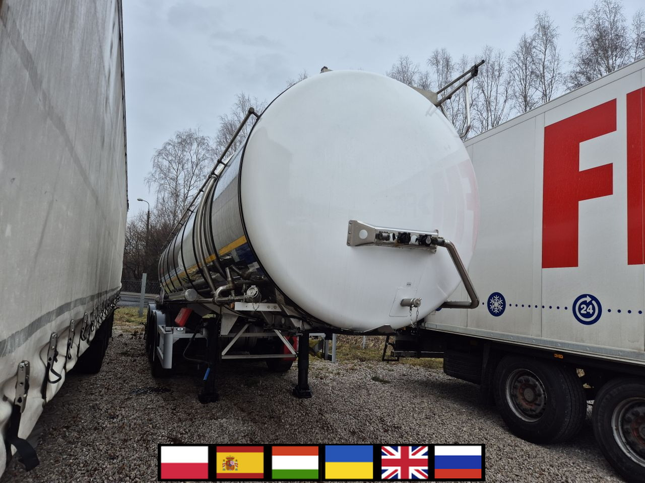 KÄSSBOHRER cistern for chemicals / ADR - Gjysmë rimorkio me bot: foto 1 KÄSSBOHRER cistern for chemicals / ADR - Gjysmë rimorkio me bot: foto 1
