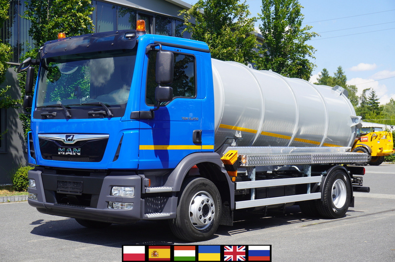 MAN TGM 15.250 / NEW septic tank (07/2025) superstructure 8000 l / 160 tho. km! - Cisternë pleh i lëngshëm: foto 1 MAN TGM 15.250 / NEW septic tank (07/2025) superstructure 8000 l / 160 tho. km! - Cisternë pleh i lëngshëm: foto 1
