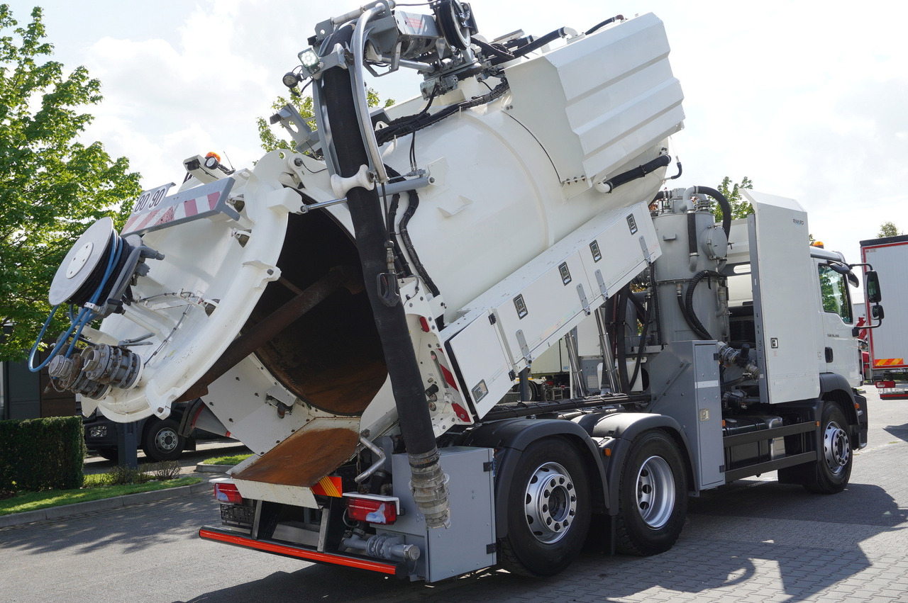 MAN TGM 26.340 E6 / RIVARD sewage cleaner 11.8 m3 / 170 tho. km / steered axle - Kamion me vakuum: foto 3 MAN TGM 26.340 E6 / RIVARD sewage cleaner 11.8 m3 / 170 tho. km / steered axle - Kamion me vakuum: foto 3