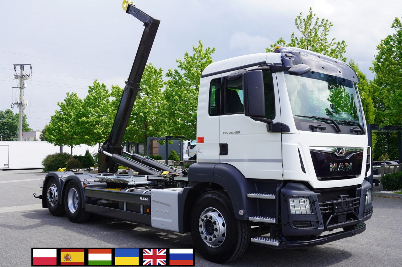 MAN TGS 26.430 E6 6x2 / HIAB Multilift hooklift - Kamion vetëngarkues: foto 1 MAN TGS 26.430 E6 6x2 / HIAB Multilift hooklift - Kamion vetëngarkues: foto 1
