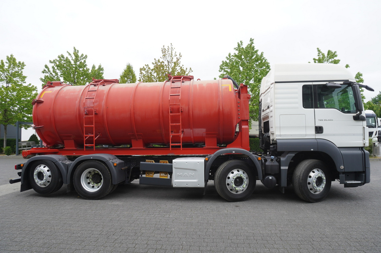 MAN TGS 35.420 8×2 / NEW septic barrel 13000 L / 3 steered axles - Cisternë pleh i lëngshëm: foto 5 MAN TGS 35.420 8×2 / NEW septic barrel 13000 L / 3 steered axles - Cisternë pleh i lëngshëm: foto 5